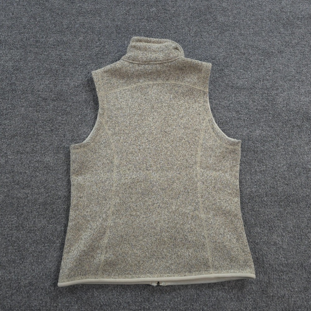 Patagonia Better Sweater Vest Womens S Beige Fleece Full Zip Hiking Outdoors - Picture 7 of 10